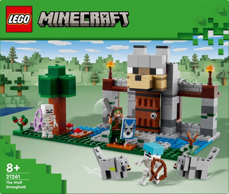 LEGO Klocki Minecraft 21261 Wilcza twierdza