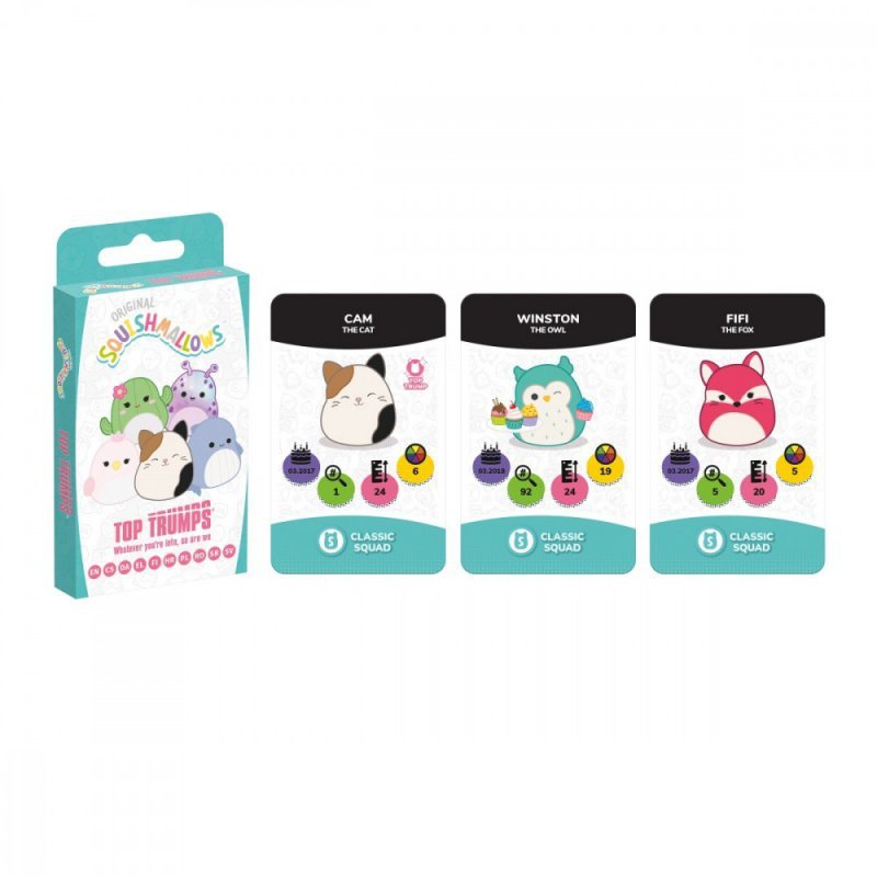 Winning Moves Gra karciana Top Trumps Squishmallows