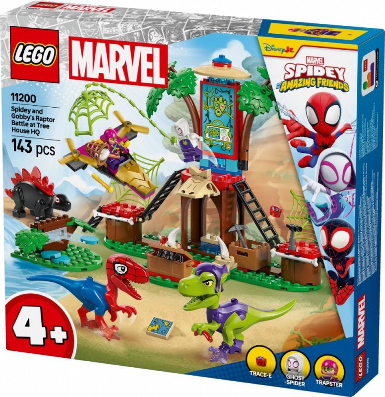 LEGO Klocki SPIDEY 11200 Bitwa Spidey&#039;ego i Gobby&#039;ego przy domku na drzewie