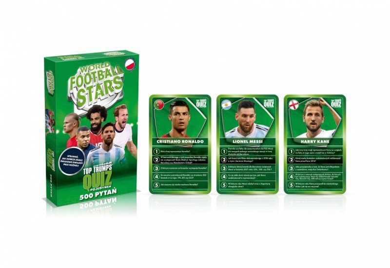 Winning Moves Gra Quiz Box World Football Stars