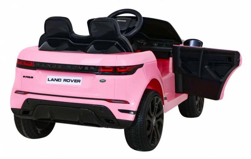 Range Rover Evoque na akumulator dla dzieci Różowy SUV + Pilot