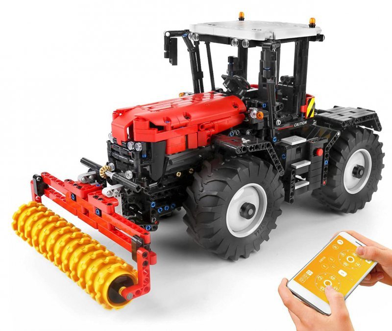 Klocki RC : Czerwony Traktor 2716el.