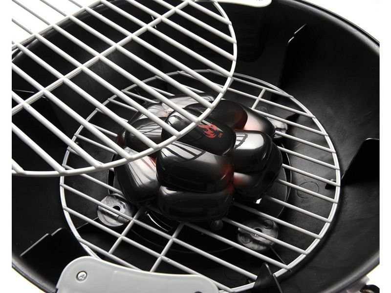 Grill Na Nóżkach Z Pokrywą, Ruszt + Akcesoria