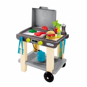 Ecoiffier  Duży Grill Gazowy z Akcesoriami Hamburger, Stek, Warzywa  23 el.