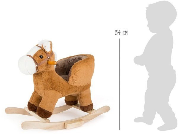 SMALL FOOT Rocking Horse with Seat - konik na biegunach z siodełkiem