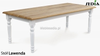 Stół z litego drewna - Lawenda