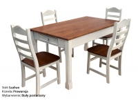 Stół Szafran + 4 krzesła Prowansja