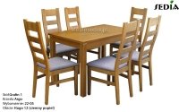 Stół Grafin + 6 krzeseł Argo