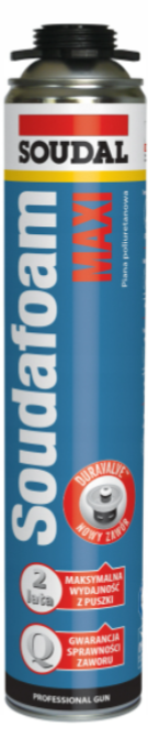 Pianka pistoletowa Soudal 870 ml - MAXI