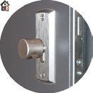 WIKĘD Drzwi Zewnętrzne EXPERT 64 mm grubości Wzór 37 Antracyt + OŚCIEŻNICA THERMO 