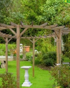 Pergola Ogrodowa Metalowa Okrągła Okragla Pergola Drewniana
