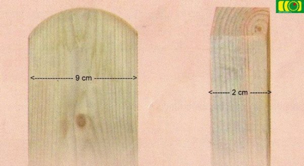 Sztacheta sosnowa 0,02 x 0,09 x 0,80 cm