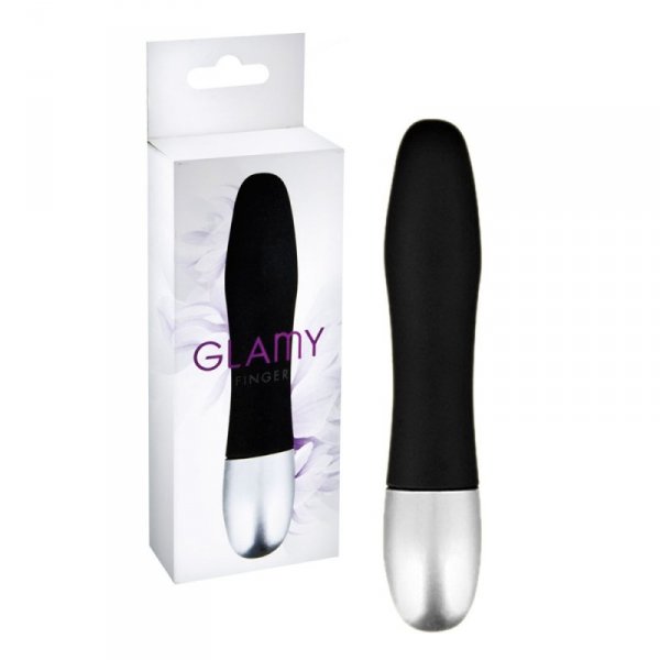 Mini wibrator Finger Black