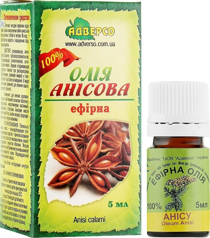Olejek Anyżowy, 100% Naturalny Adverso, 5ml