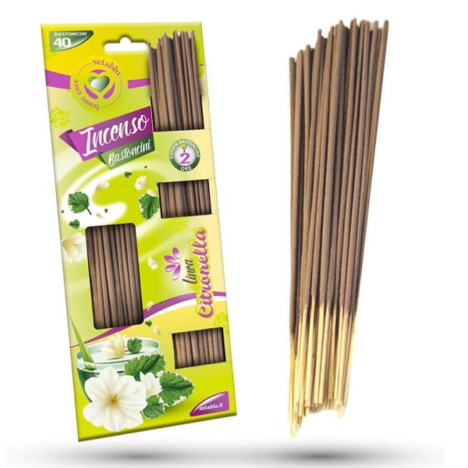 Kadzidełka Przeciw Komarom z CITRONELLA  40 szt