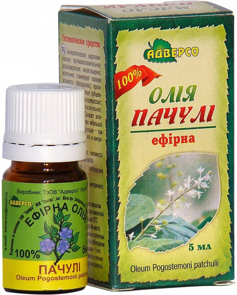 Olejek Paczulowy (Paczuli), 100% Naturalny, Adverso, 5ml