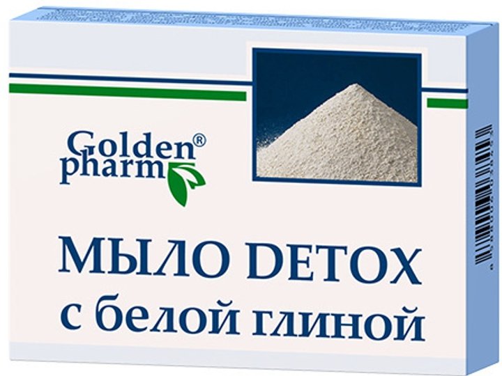 Mydło Detox z Glinką Białą, 70g Golden Farm