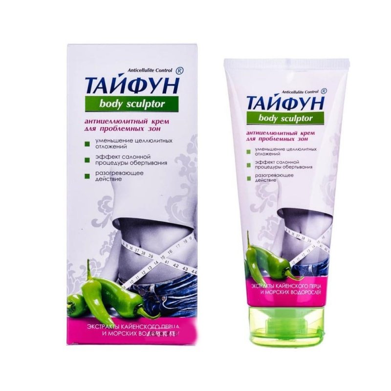 Krem do Masażu Antycellulitowego Rozgrzewający Typhoon Body Sculptor