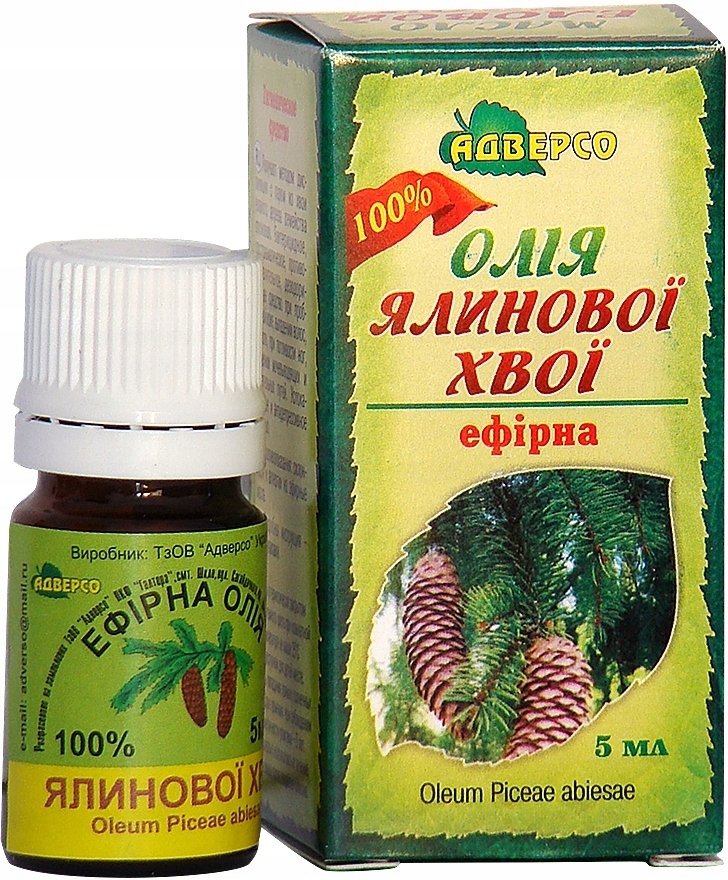 Olejek Świerkowy (Świerk), 100% Naturalny Adverso, 5ml