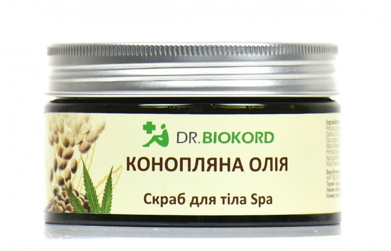 Peeling SPA do Ciała z Olejem Konopnym, Dr.Biokord, 250ml