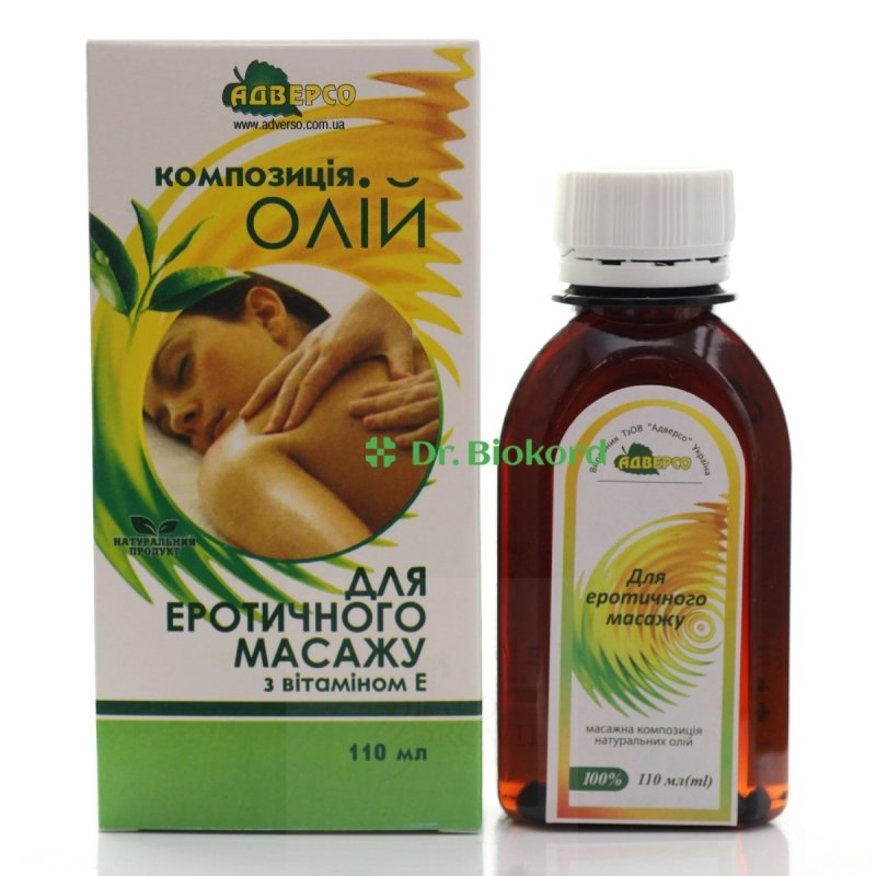 Naturalny Olej do Masażu Erotycznego, Adverso, 110ml
