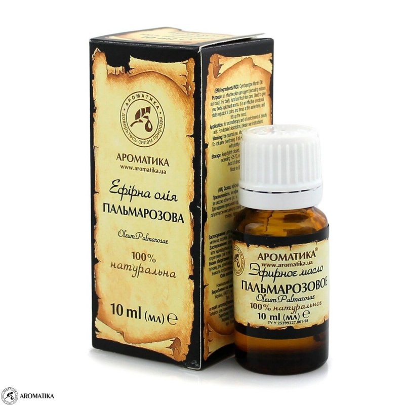 Olejek Palmarozowy, 100% Naturalny, Aromatika