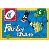 Farby plakatowe szkolne 6 kolorów 20ml zestaw AS 301219001 ASTRA