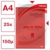 Ofertówki krystaliczne na dokumenty A4 150mic 25 sztuk czerwone 55433 ESSELTE