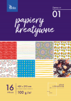 Zeszyt papierów kreatywnych A3 16k 100g KB031-01 TETIS