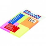 Bloczek samoprzylepny 38x51mm 50k fluo (4szt) DONAU 7578001PL-99