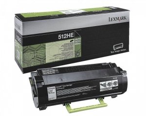 Lexmark Toner 51F2H0E Black 5K 512HE 51F2H00 korporacja