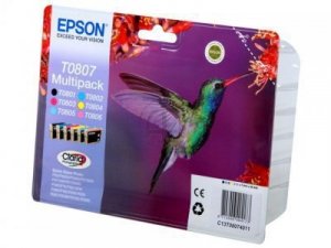 Epson Tusz Claria R265/360 T0807 6pack, 6x7,4ml