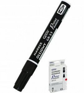 Marker olejowy GR-25 czarny GRAND