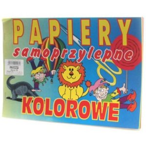 Zeszyt papierów kolorowych samoprzylepnych C5 POLIGRAF