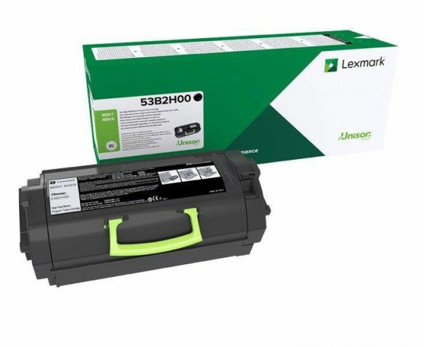 Lexmark Toner 53B2H00 Black 25K MS817dn, MS817n, MS818dn