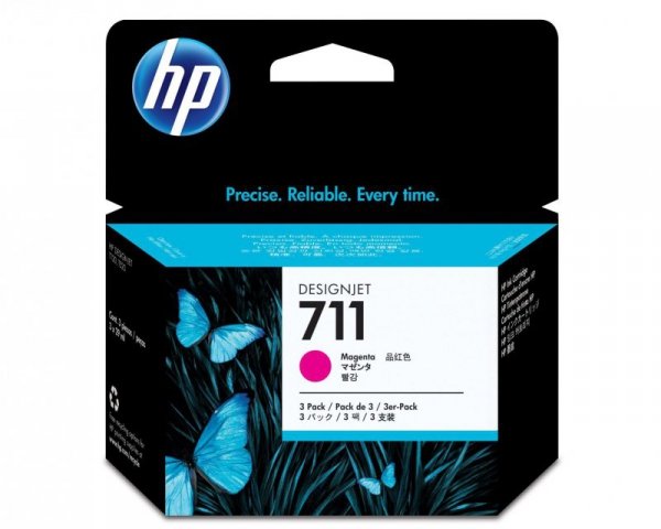 HP Tusz nr 711 CZ135A Magen 3x29ml 3pack