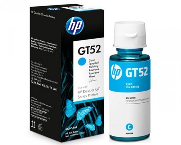 HP Tusz nr GT52 M0H54AE Cyan 8000str butelka 70 ml