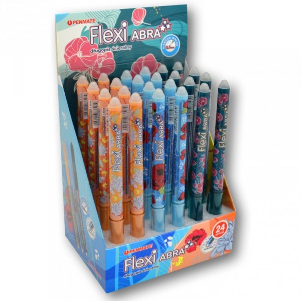 Długopis ścieralny Flexi Abra FLORAL TT8973 Penmate