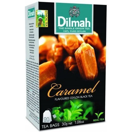 Herbata DILMAH (20 torebek) czarna z aromatem Karmel