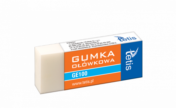 Gumka ołówkowa GE100 TETIS