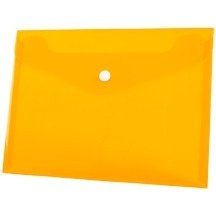 Koperta PP na zatrzask A5 pomarańczowa BT610-P TETIS