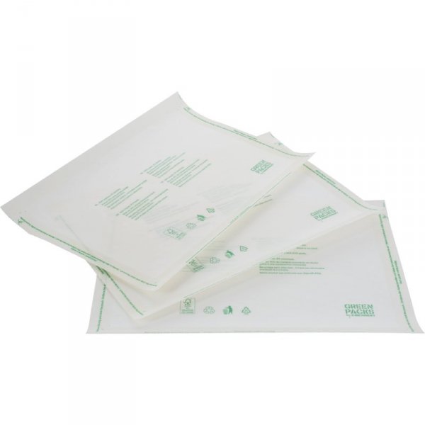Koperta kurierska/przylga C6 (500szt) ekologiczna papierowa etikkC6aogreen EMERSON