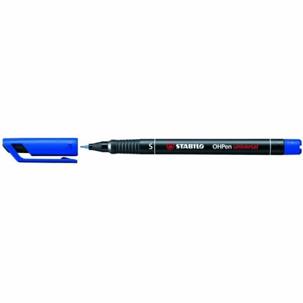 Foliopis STABILO OHPen S niezmywalny 0.4mm niebieski 841/41