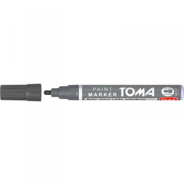 Marker olejowy TO-440 grubość 2.5mm szary TOMA