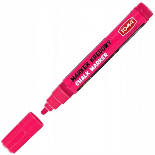 Marker kredowy końcówka 4.5mm różowy TO-292 82 TOMA