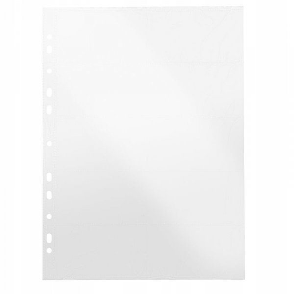 Koszulki krystaliczne na 20 wizytówek A4 PP 100mic 10 sztuk 100080937 BANTEX