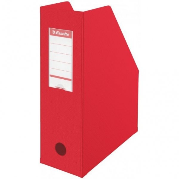 Pojemnik składany A4 100mm czerwony ESSELTE PVC 56073