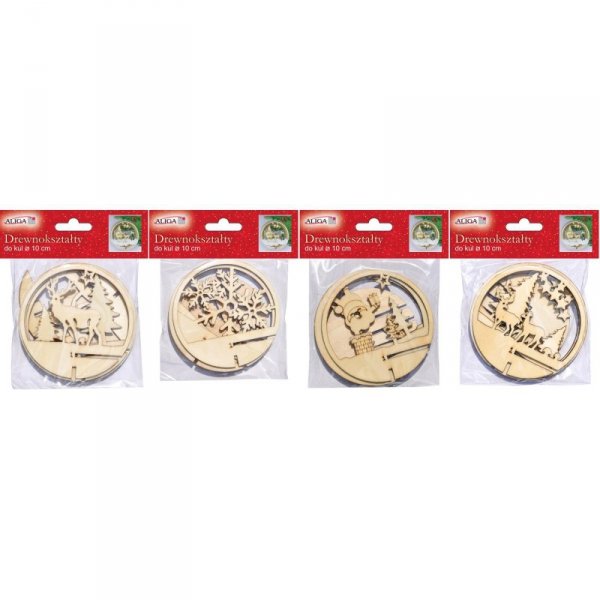 Drewnokształty do kul akrylowych 10cm CDA-1155 ALIGA