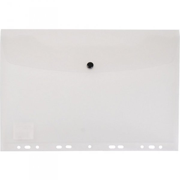 Teczka kopertowa na dokumenty A4 wpinana do segregatora PVC przezroczysta TP-12-05 BIURFOL