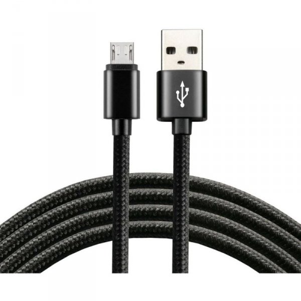 Kabel USB-C -&gt; USB-C 1m 3A 60W pleciony szary EVERACTIVE (CBB-1PDG)